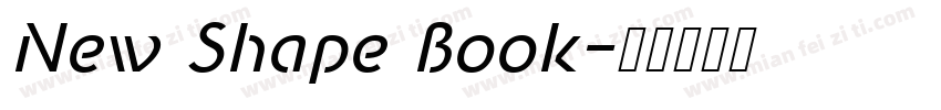 New Shape Book字体转换